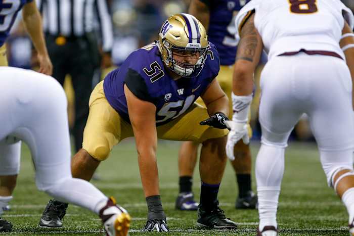 Washington's Jaxson Kirkland has the build and athleticism of a potential first-round pick.